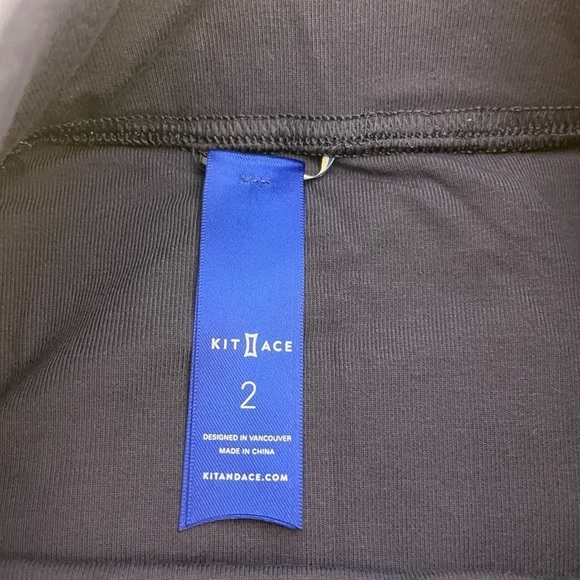 Kit and Ace Womens Size 2 Maxi Skirt Long Happy Skirt Style Blue Modal Blend - Picture 7 of 11